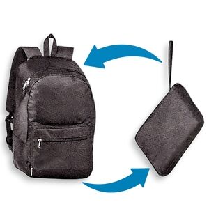 TOPMOVE® Folding Backpack w/ Built-in Carrying Case 20L Packable Ultra Light